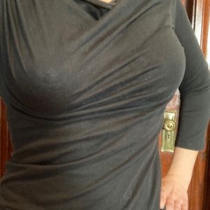 Gap, cowl-neck shirt